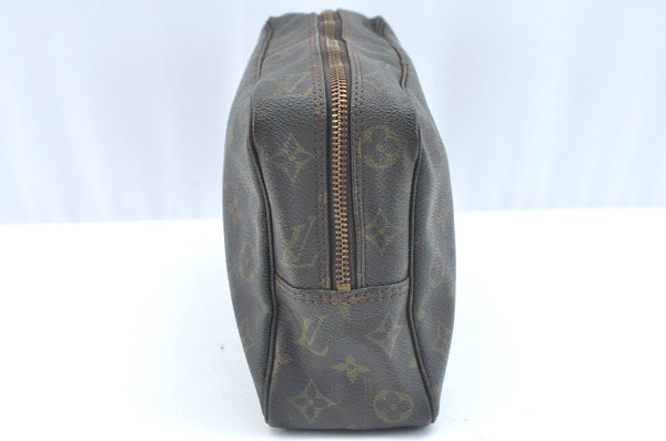 Auth Louis Vuitton Monogram Trousse Toilette 28 Clutch Bag Old Model Junk K5562