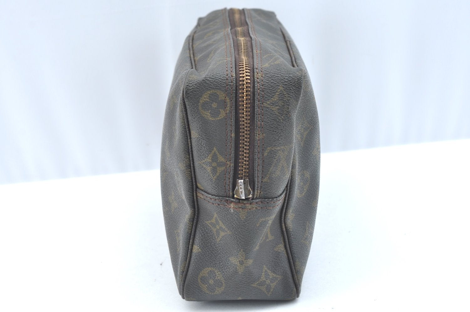 Auth Louis Vuitton Monogram Trousse Toilette 28 Clutch Bag Old Model Junk K5562