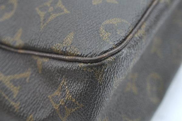 Auth Louis Vuitton Monogram Trousse Toilette 28 Clutch Bag Old Model Junk K5562