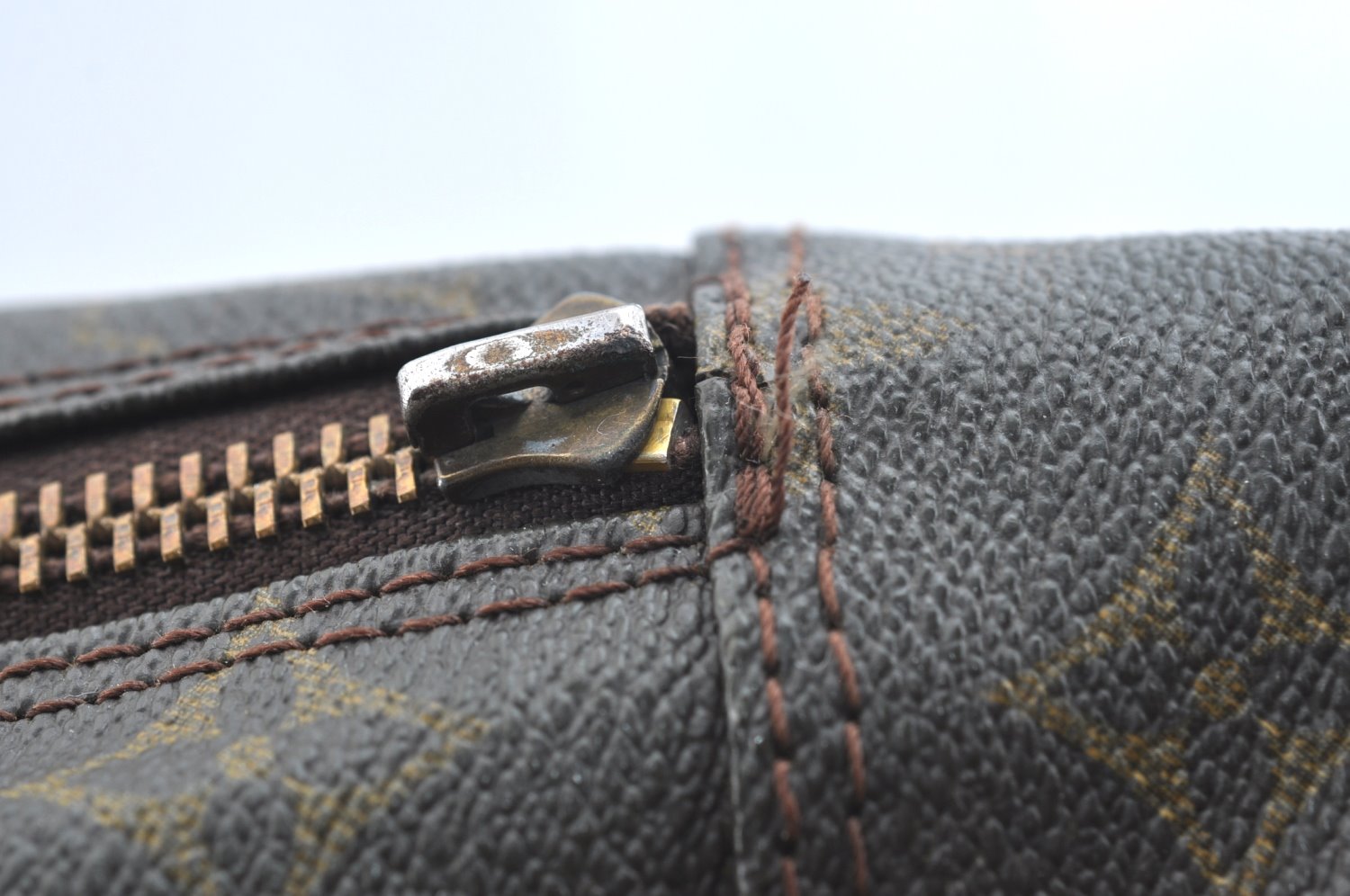 Auth Louis Vuitton Monogram Trousse Toilette 28 Clutch Bag Old Model Junk K5562