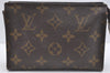 Authentic Louis Vuitton Monogram Poche Toilette 15 M47546 Cosmetics Pouch K5563