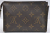 Authentic Louis Vuitton Monogram Poche Toilette 15 M47546 Cosmetics Pouch K5563