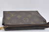 Authentic Louis Vuitton Monogram Poche Toilette 15 M47546 Cosmetics Pouch K5563