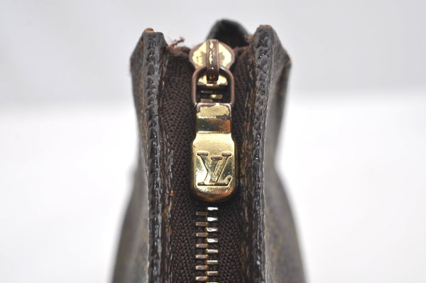 Authentic Louis Vuitton Monogram Poche Toilette 15 M47546 Cosmetics Pouch K5563