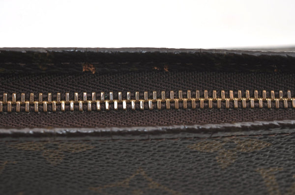 Authentic Louis Vuitton Monogram Poche Toilette 15 M47546 Cosmetics Pouch K5563