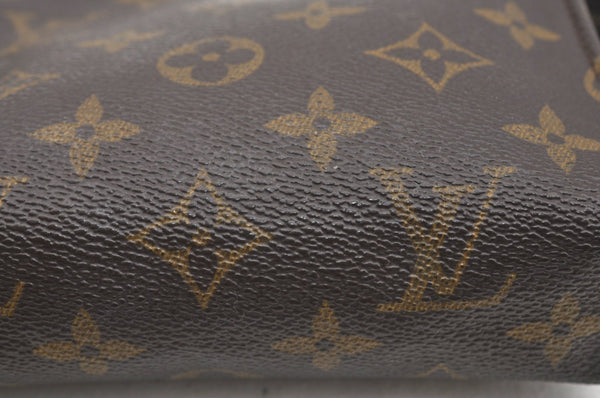 Authentic Louis Vuitton Monogram Poche Toilette 15 M47546 Cosmetics Pouch K5563