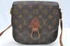 Authentic Louis Vuitton Monogram Saint Cloud MM M51243 Shoulder Cross Bag Junk K5564