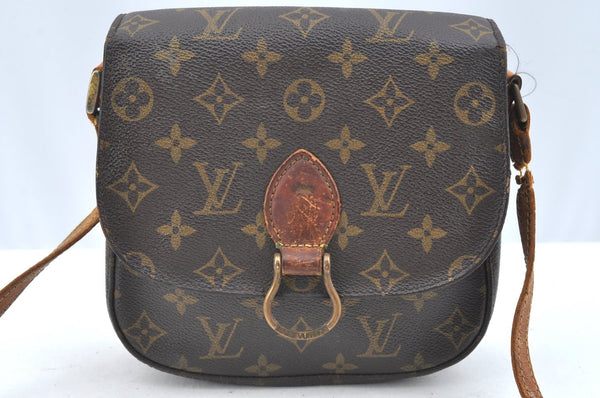 Authentic Louis Vuitton Monogram Saint Cloud MM M51243 Shoulder Cross Bag Junk K5564