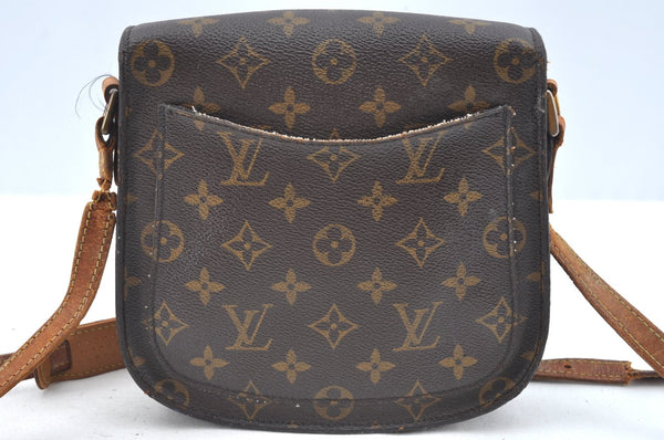 Authentic Louis Vuitton Monogram Saint Cloud MM M51243 Shoulder Cross Bag Junk K5564