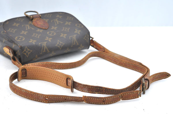 Authentic Louis Vuitton Monogram Saint Cloud MM M51243 Shoulder Cross Bag Junk K5564