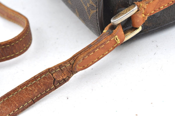 Authentic Louis Vuitton Monogram Saint Cloud MM M51243 Shoulder Cross Bag Junk K5564