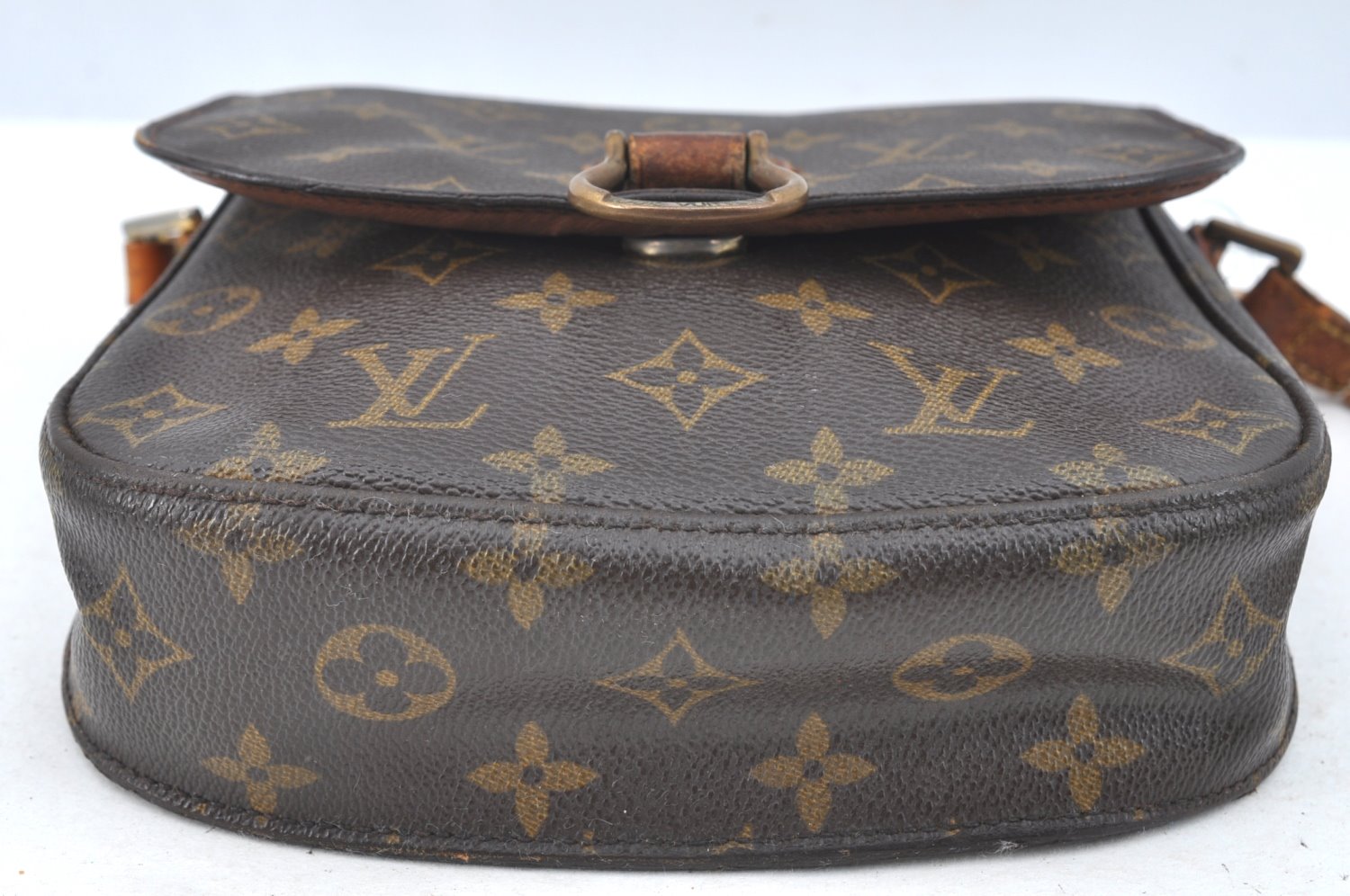 Authentic Louis Vuitton Monogram Saint Cloud MM M51243 Shoulder Cross Bag Junk K5564