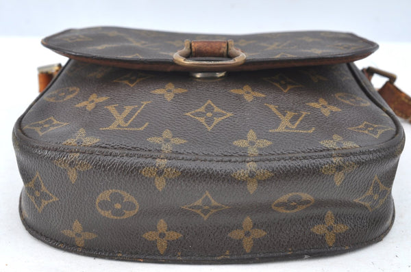 Authentic Louis Vuitton Monogram Saint Cloud MM M51243 Shoulder Cross Bag Junk K5564