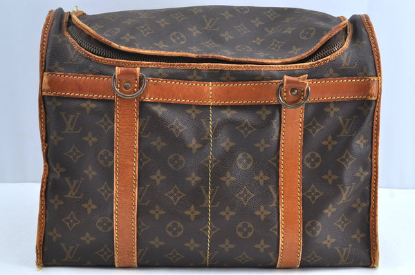 Auth Louis Vuitton Monogram Sac Chaussures 40 Boston Bag M41924 LV Junk K5568