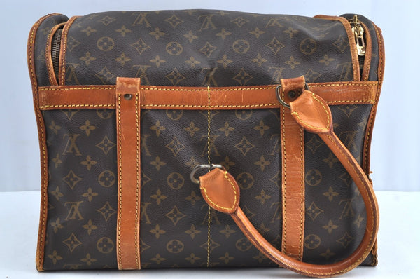 Auth Louis Vuitton Monogram Sac Chaussures 40 Boston Bag M41924 LV Junk K5568