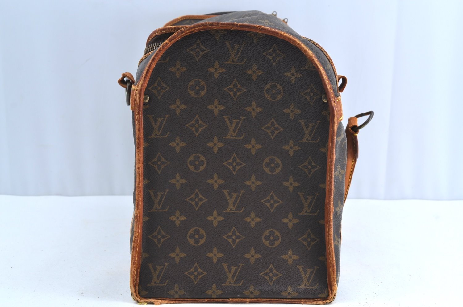 Auth Louis Vuitton Monogram Sac Chaussures 40 Boston Bag M41924 LV Junk K5568