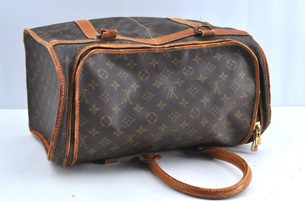 Auth Louis Vuitton Monogram Sac Chaussures 40 Boston Bag M41924 LV Junk K5568