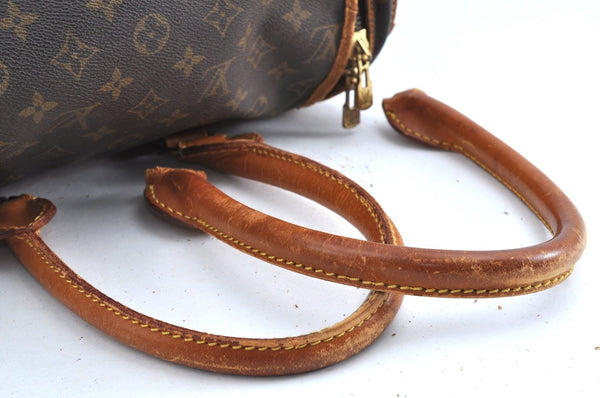 Auth Louis Vuitton Monogram Sac Chaussures 40 Boston Bag M41924 LV Junk K5568