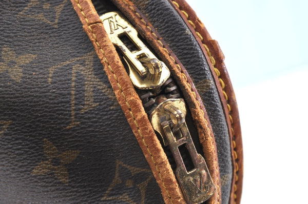 Auth Louis Vuitton Monogram Sac Chaussures 40 Boston Bag M41924 LV Junk K5568
