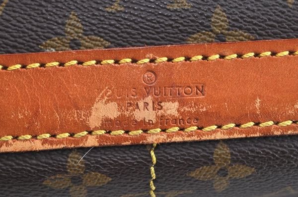 Auth Louis Vuitton Monogram Sac Chaussures 40 Boston Bag M41924 LV Junk K5568