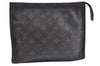 Auth Louis Vuitton Monogram Poche Toilette 26 Cosmetics Pouch Old Model LV K5570