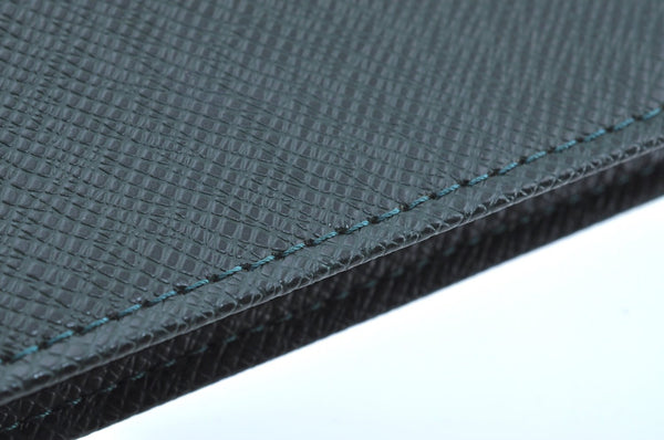 Auth Louis Vuitton Taiga Poche Toilette Cosmetics Pouch Green M99034 Junk K5572