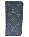 Authentic Louis Vuitton Monogram Eclipse Folio iPhone 7 8 Case M62640 LV K5578