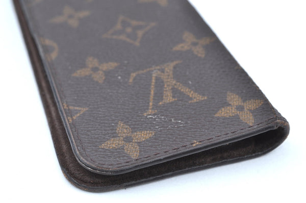 Authentic Louis Vuitton Monogram Folio Iphone 8 Case M61905 LV K5582