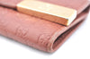 Authentic GUCCI Micro GG Guccissima Leather Key Case 268833 Pink K5583