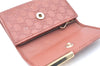 Authentic GUCCI Micro GG Guccissima Leather Key Case 268833 Pink K5583
