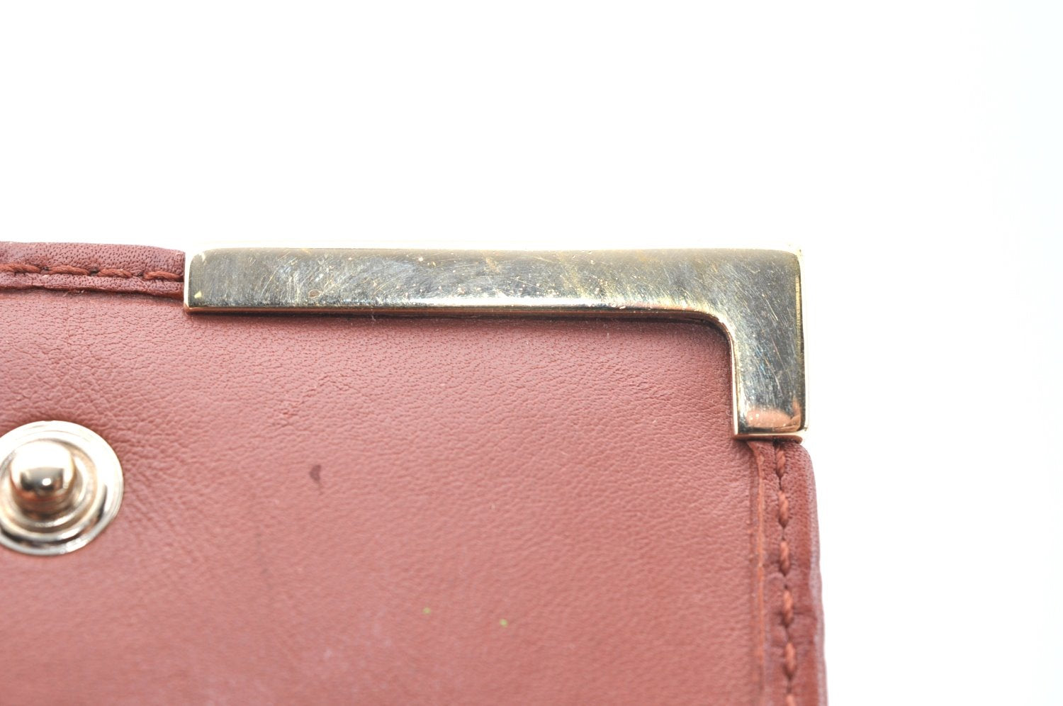 Authentic GUCCI Micro GG Guccissima Leather Key Case 268833 Pink K5583