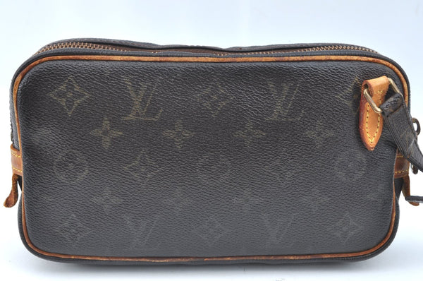 Auth Louis Vuitton Monogram Marly Bandouliere Shoulder Cross Bag LV Junk K5585