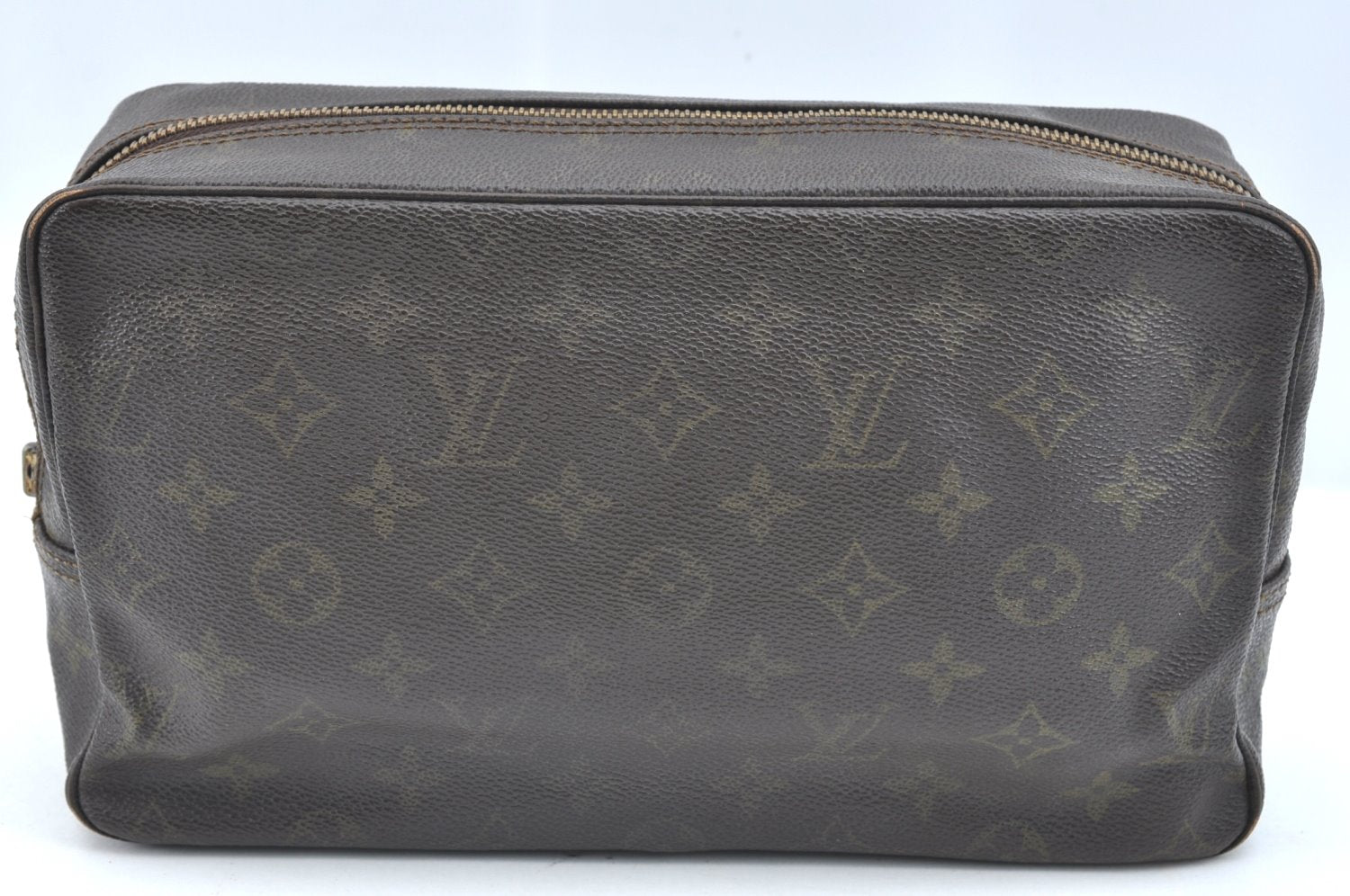 Auth Louis Vuitton Monogram Trousse Toilette 28 Clutch Bag Old Model Junk K5597