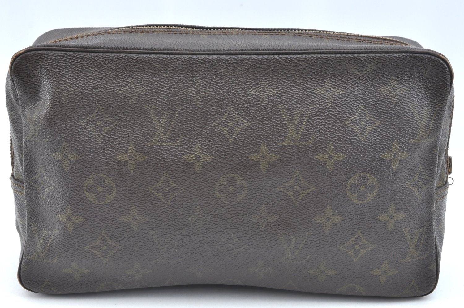 Auth Louis Vuitton Monogram Trousse Toilette 28 Clutch Bag Old Model Junk K5597