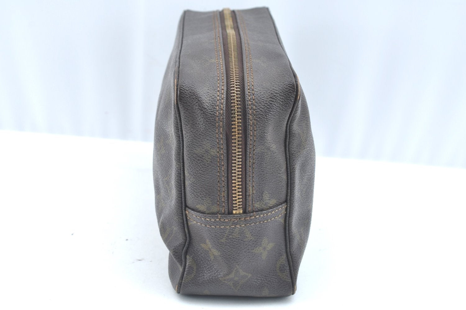 Auth Louis Vuitton Monogram Trousse Toilette 28 Clutch Bag Old Model Junk K5597