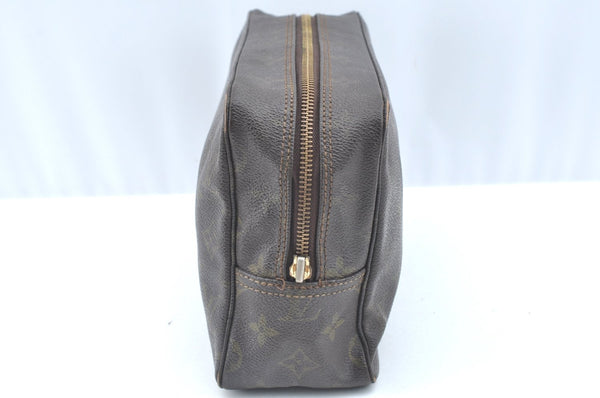 Auth Louis Vuitton Monogram Trousse Toilette 28 Clutch Bag Old Model Junk K5597