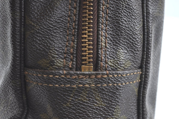 Auth Louis Vuitton Monogram Trousse Toilette 28 Clutch Bag Old Model Junk K5597