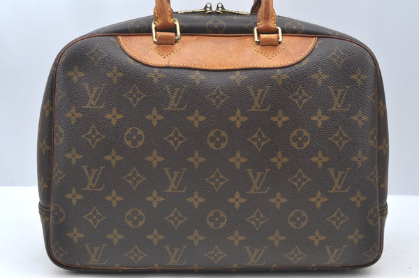 Authentic Louis Vuitton Monogram Deauville Hand Bag M47270 LV K5598