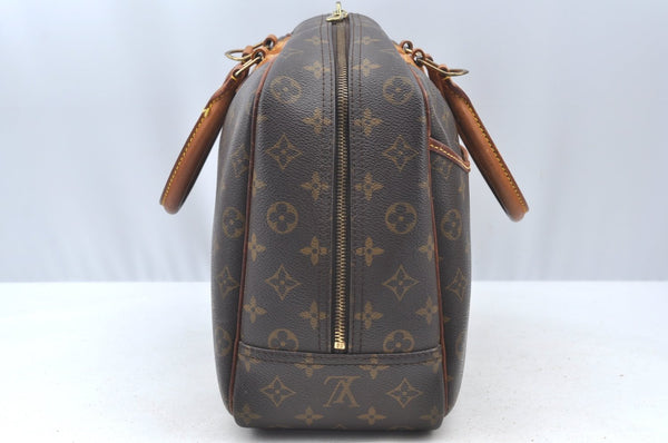 Authentic Louis Vuitton Monogram Deauville Hand Bag M47270 LV K5598