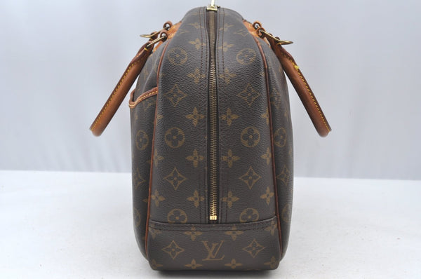 Authentic Louis Vuitton Monogram Deauville Hand Bag M47270 LV K5598