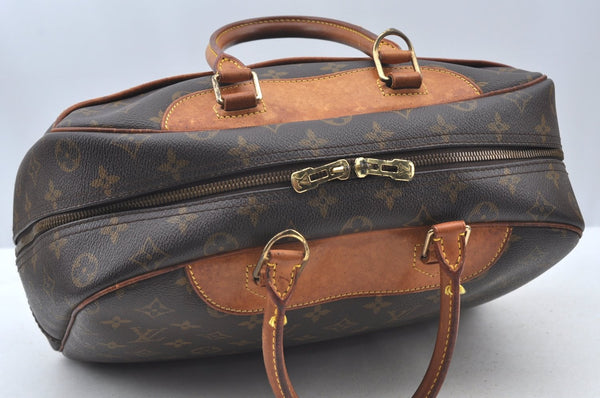Authentic Louis Vuitton Monogram Deauville Hand Bag M47270 LV K5598