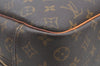 Authentic Louis Vuitton Monogram Deauville Hand Bag M47270 LV K5598