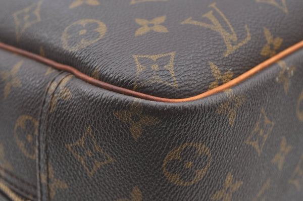 Authentic Louis Vuitton Monogram Deauville Hand Bag M47270 LV K5598