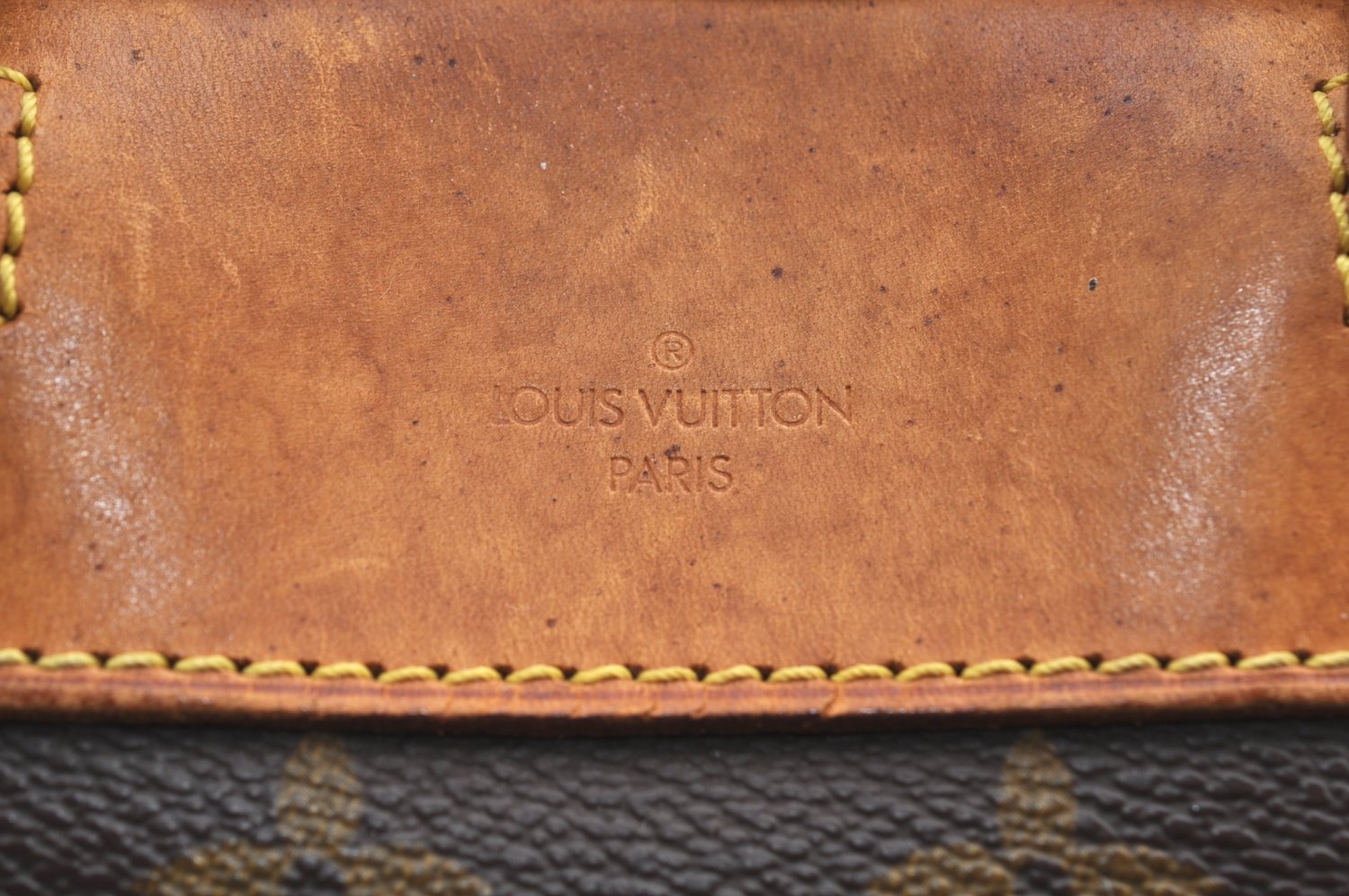 Authentic Louis Vuitton Monogram Deauville Hand Bag M47270 LV K5598
