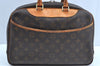 Authentic Louis Vuitton Monogram Deauville Hand Bag M47270 LV K5599