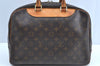 Authentic Louis Vuitton Monogram Deauville Hand Bag M47270 LV K5599