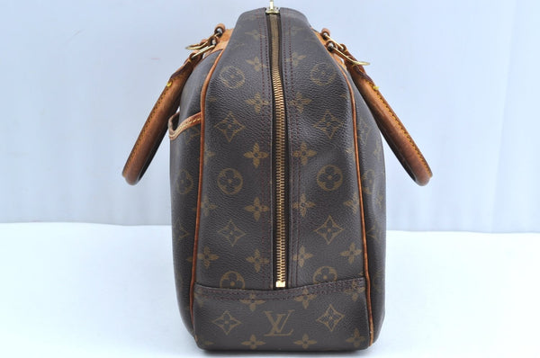 Authentic Louis Vuitton Monogram Deauville Hand Bag M47270 LV K5599