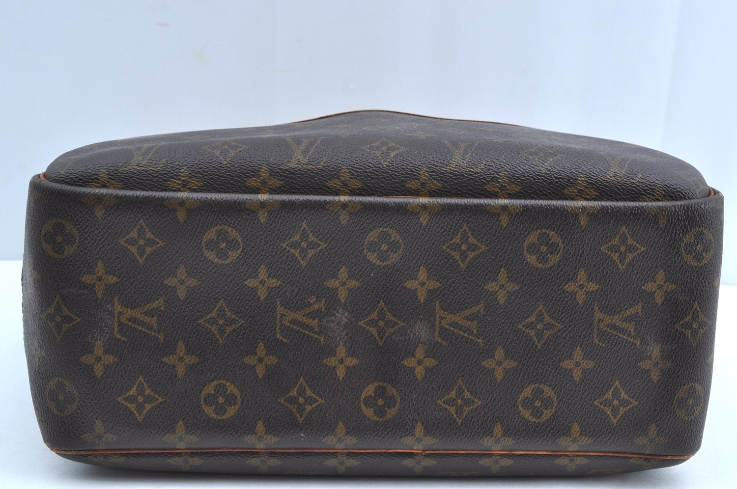 Authentic Louis Vuitton Monogram Deauville Hand Bag M47270 LV K5599