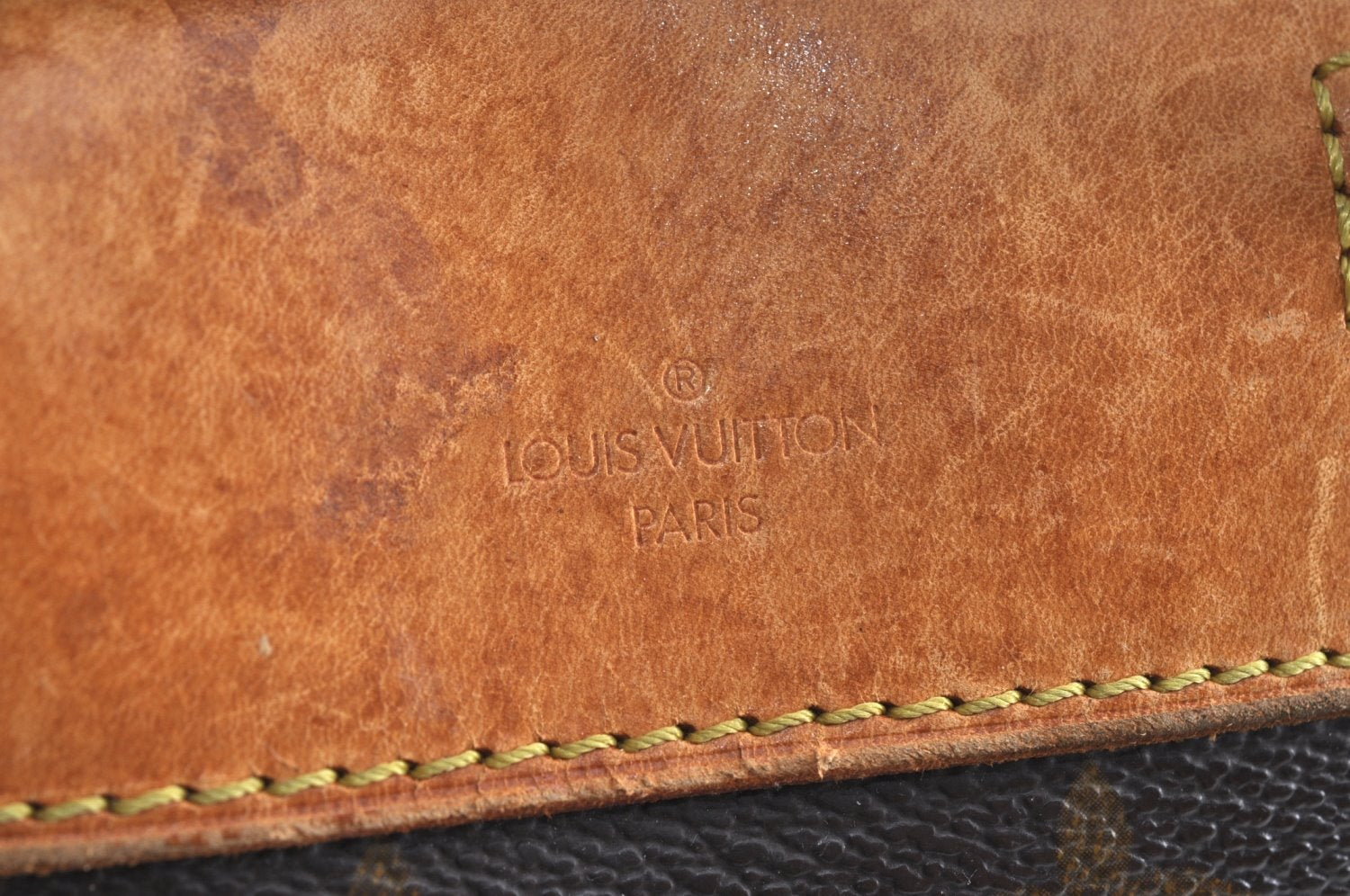 Authentic Louis Vuitton Monogram Deauville Hand Bag M47270 LV K5599