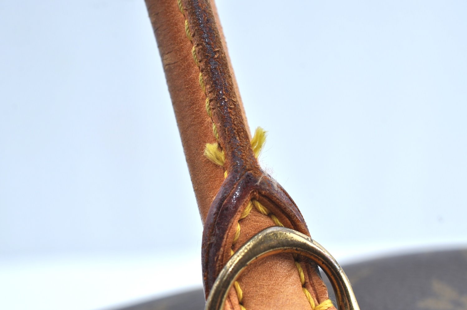 Authentic Louis Vuitton Monogram Deauville Hand Bag M47270 LV K5599